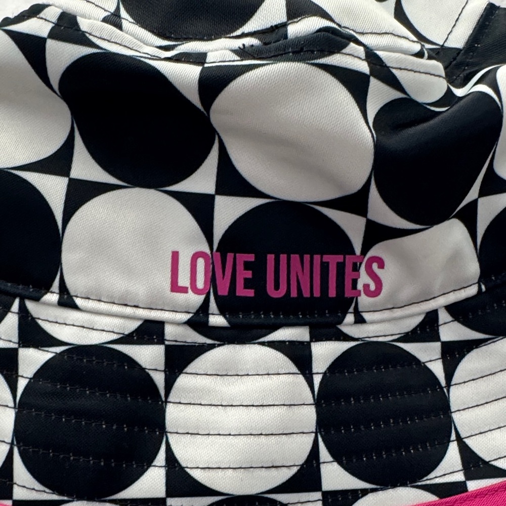 Adidas Geometric Black and White Bucket Hat